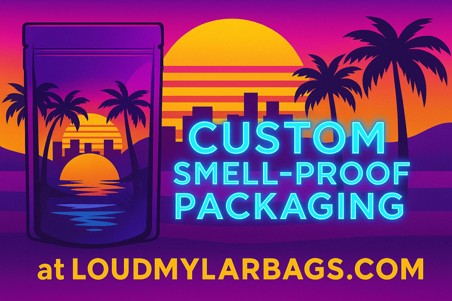 loudmylarbags.com